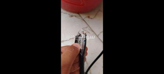 كيبل كهربائي صناعي 2x7AWG – طول 500 متر – مقاوم حرارة وفولت عالي - 7